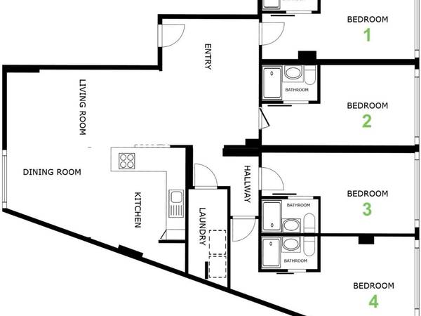 Colocation / Appartement 5 pièces de 120 m², Gaillard, Rue de Genève / Photo 14