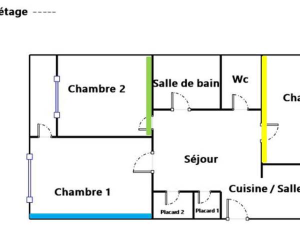 Colocation / Appartement 4 pièces de 72 m², Nancy, Rue Jeanne d'Arc / Photo 11