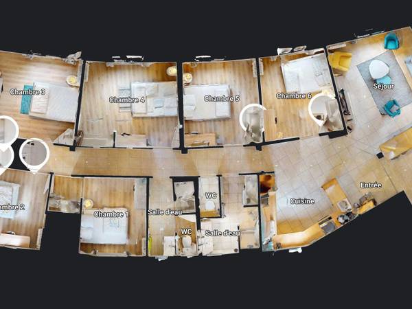 Colocation / Appartement 7 pièces de 146 m², Poitiers, Rue de l'Intendant le Nain / Photo 14