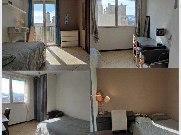 Chambre chez l'habitant / Appartement 5 pièces de 70 m², Marseille, Boulevard Rabatau / Photo 2