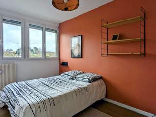 Colocation / Appartement 5 pièces de 77 m², Rennes, Square des Cloteaux