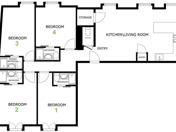 Colocation / Appartement 5 pièces de 85 m², Annemasse, Rue des Voirons / Photo 16