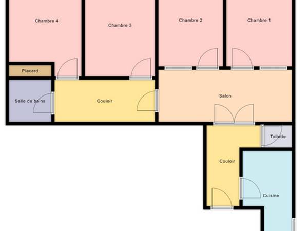 Colocation / Appartement 4 pièces de 87 m², Paris, Rue de l'Echiquier / Photo 8
