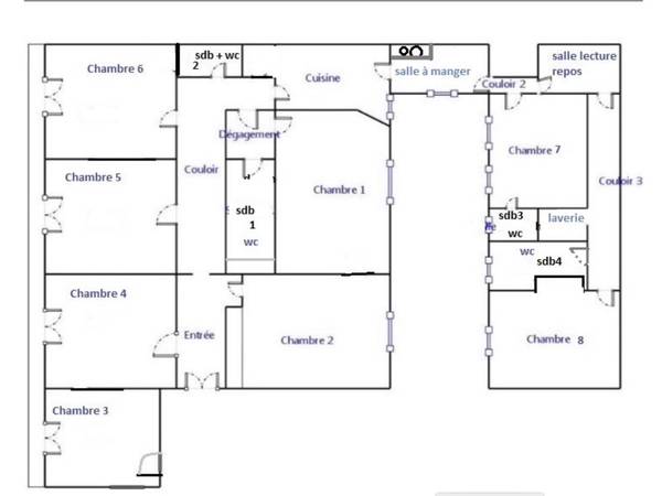 Colocation / Appartement 10 pièces de 197 m², Bourges, Place Planchat / Photo 18
