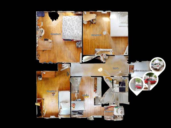 Colocation / Appartement 3 pièces de 57 m², Nantes, Rue des Chalâtres / Photo 14