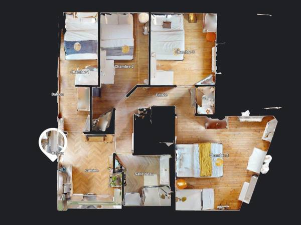 Colocation / Appartement 5 pièces de 64 m², Toulouse, Avenue d'Italie / Photo 14