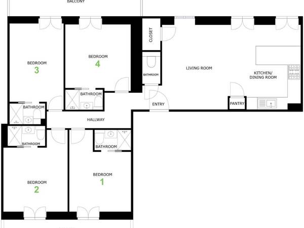 Flatsharing / 5-bedroom flat · 85 m², Annemasse, Rue des Voirons / Photo 15
