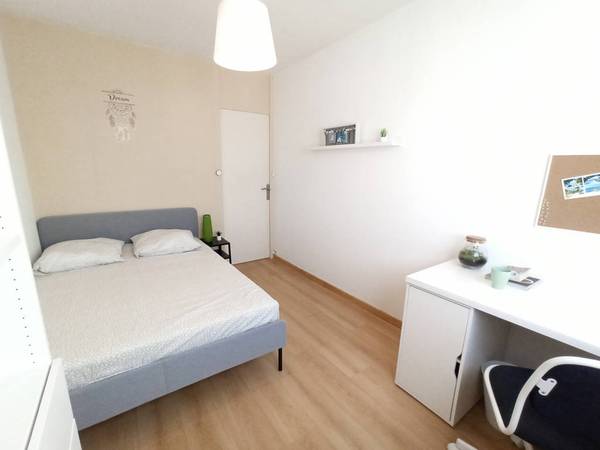 Chambre chez l'habitant / Appartement 1 pièce, Nantes / Photo 2