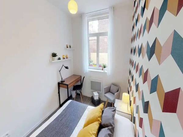 Coliving / Appartement 7 pièces de 80 m², Lille, Rue de Wazemmes / Photo 2