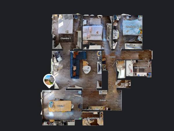 Colocation / Appartement 5 pièces de 110 m², Metz, Rue des Mésoyers / Photo 22