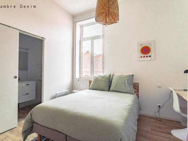 Chambre chez l'habitant / Appartement 1 pièce de 19 m², Roubaix, Rue de la Concorde / Photo 2