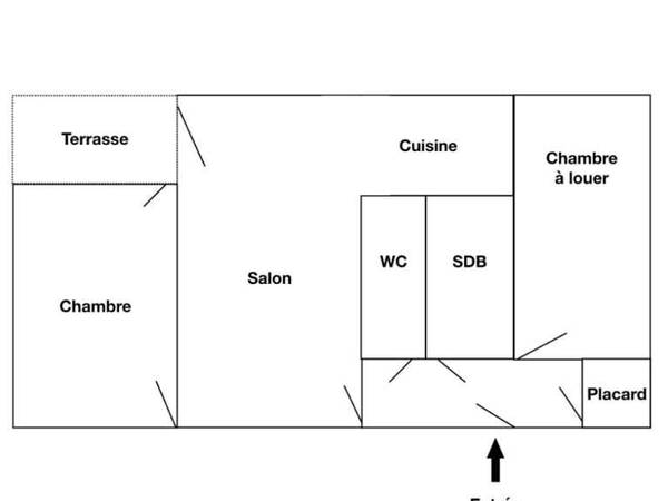 Colocation / Appartement 3 pièces de 65 m², Montreuil, Avenue du Président Wilson / Photo 8