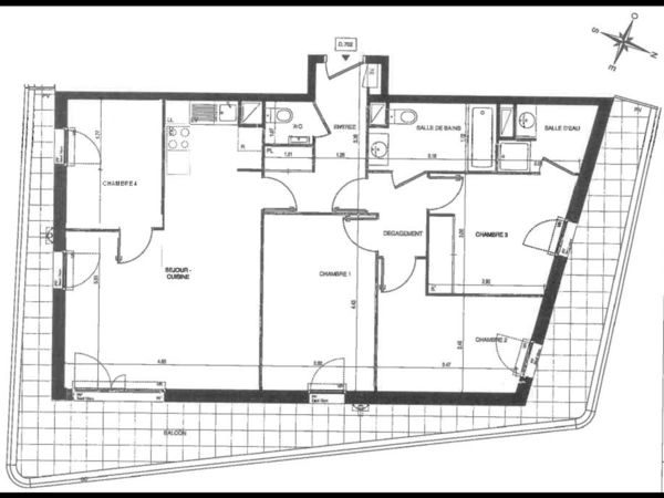 Colocation / Appartement 5 pièces de 115 m², Asnières-sur-Seine, Rue Henri Poincaré / Photo 13