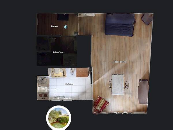 Location / Appartement 1 pièce de 25 m², Tours, Rue Edgar Quinet / Photo 12