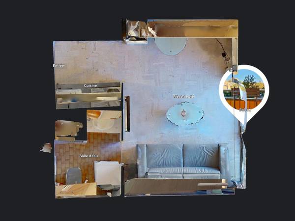 Location / Appartement 1 pièce de 19 m², Cannes, Avenue du Docteur Raymond Picaud / Photo 14