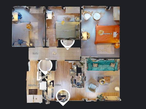 Colocation / Appartement 4 pièces de 68 m², Rennes, Résidence Saint-Jean-Baptiste de la Salle / Photo 17