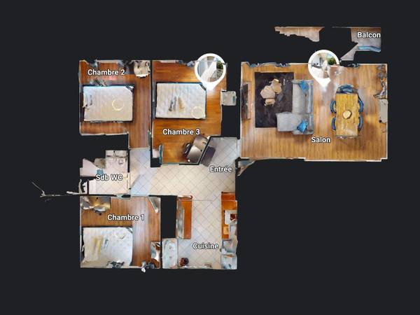 Colocation / Appartement 4 pièces de 75 m², Grenoble, Rue Saint-Ferjus / Photo 15