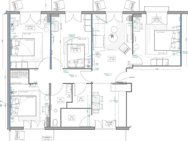 Colocation / Appartement 5 pièces de 100 m², Montpellier, Rue des Tonnelles / Photo 14