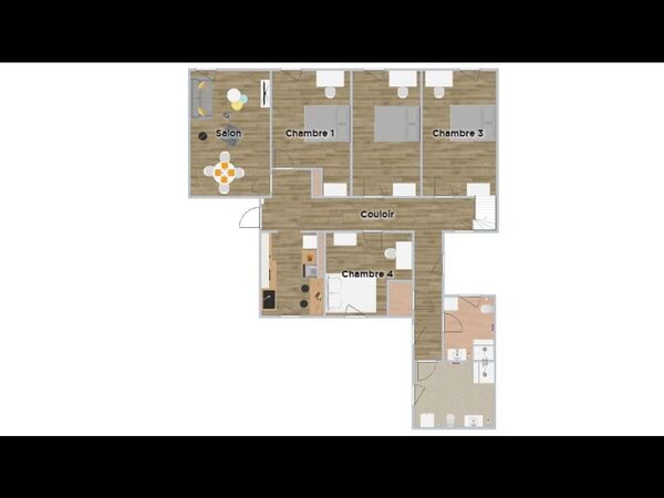 Colocation / Appartement 5 pièces de 133 m², Mulhouse, Rue du Tilleul / Photo 10