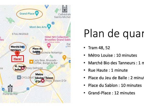Colocation / Maison 7 pièces de 300 m², Bruxelles, Rue Blaes / Photo 9
