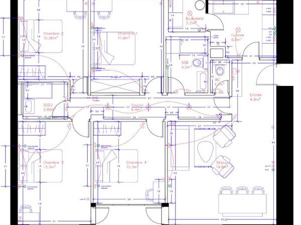 Colocation / Appartement 5 pièces de 95 m², Orléans, Boulevard Jean Jaurès / Photo 8