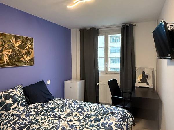 Colocation / Appartement 5 pièces de 84 m², Villeurbanne, Cours Emile Zola / Photo 2