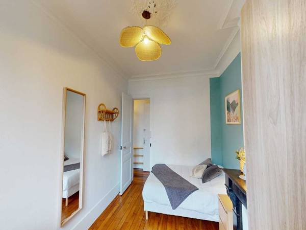 Colocation / Appartement 3 pièces de 60 m², Paris, Rue des Cloys / Photo 2
