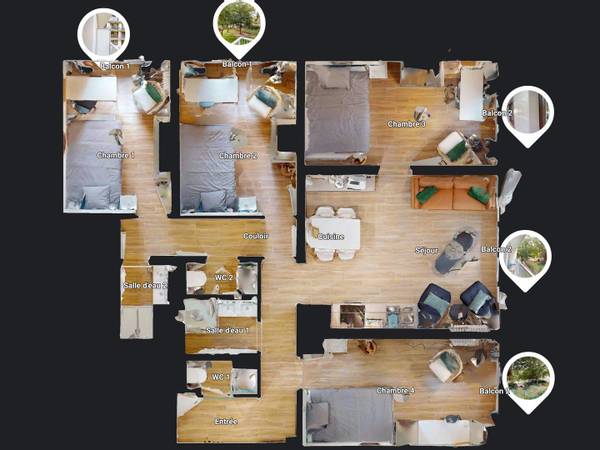 Colocation / Appartement 5 pièces de 75 m², Lille, Avenue de l'Architecte Louis Cordonnier / Photo 26