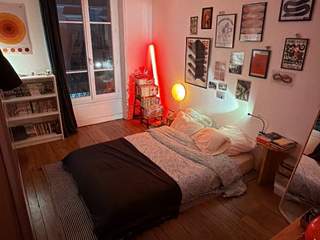 Colocation / Appartement 3 pièces de 52 m², Paris, Rue Lepic