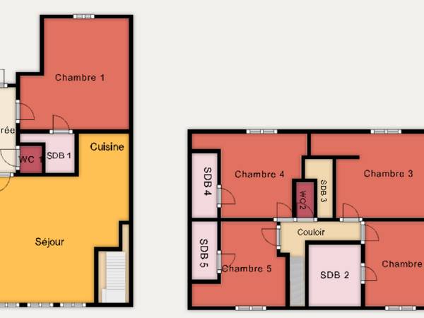 Colocation / Appartement 6 pièces de 96 m², Lille, Rue de Solférino / Photo 16