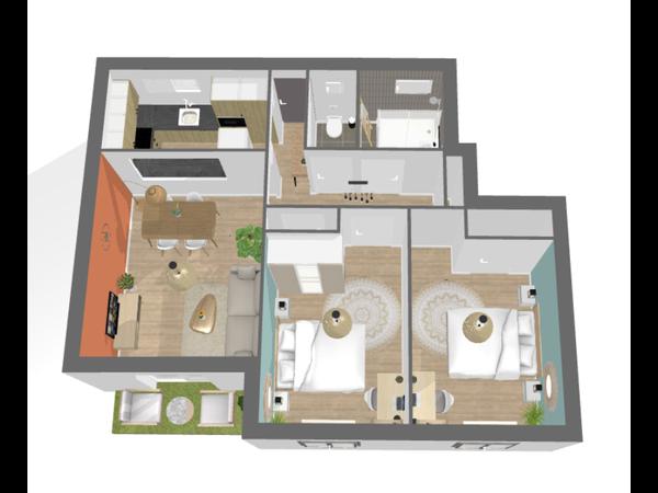 Colocation / Appartement 3 pièces de 55 m², Nice, Boulevard Stalingrad / Photo 12