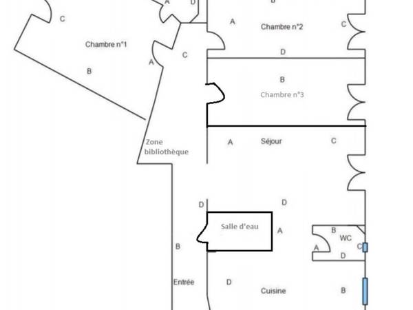 Colocation / Appartement 4 pièces de 87 m², Limoges, Place Winston Churchill / Photo 16