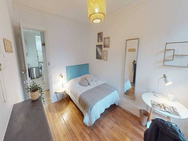 Colocation / Appartement 6 pièces de 100 m², Paris, Rue des Cloys / Photo 2