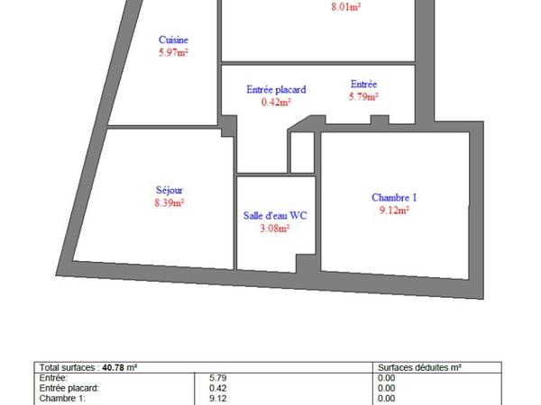 Location / Appartement 3 pièces de 40 m², Nice, Rue Andrioli / Photo 8