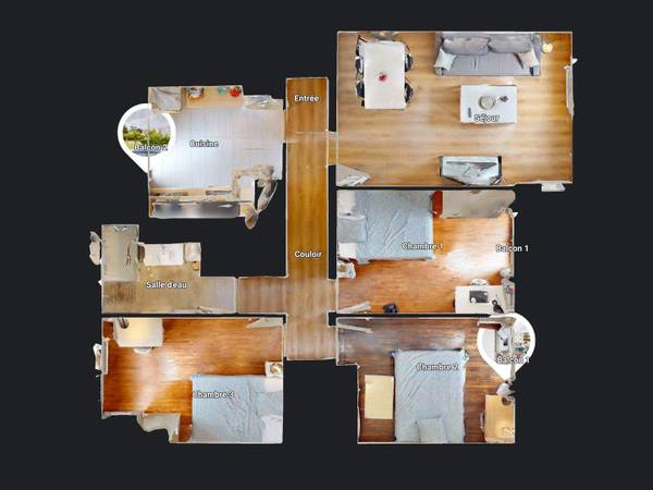 Colocation / Appartement 4 pièces de 70 m², Toulouse, Rue Henri Desbals / Photo 30