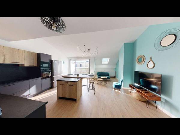 Colocation / Appartement 4 pièces de 88 m², Nantes, Rue Maryse Guerlais / Photo 2