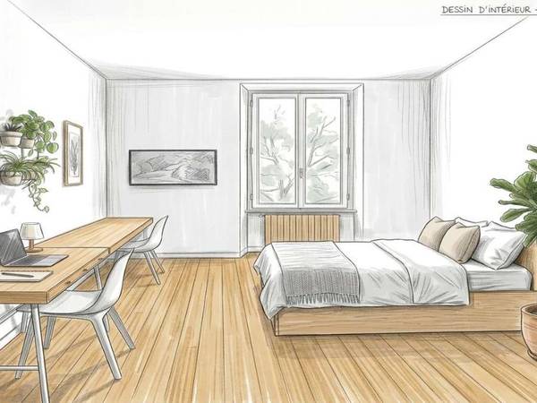 Colocation / Appartement 5 pièces de 92 m², Nîmes, Rue Richelieu / Photo 2