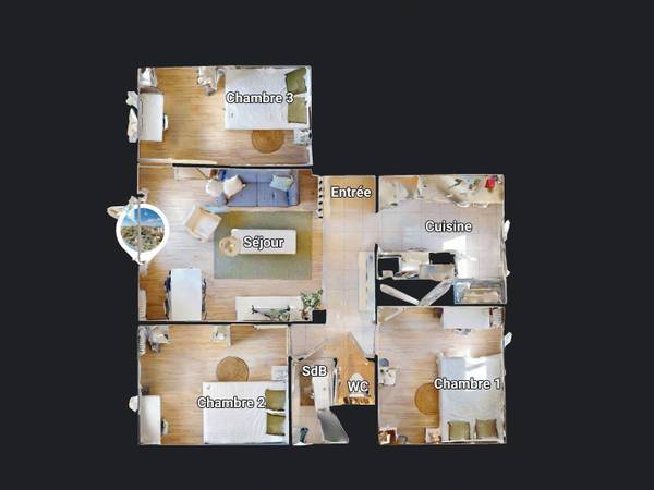 Colocation / Appartement 4 pièces de 64 m², Saint-Étienne, Résidence Dombasle / Photo 17