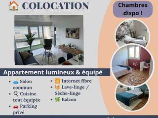 Colocation, Appartement 4 pièces, Vandœuvre-lès-Nancy
