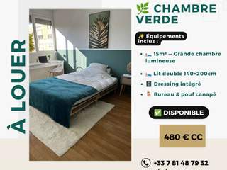 Room share, 4 rooms apartment, Vandœuvre-lès-Nancy