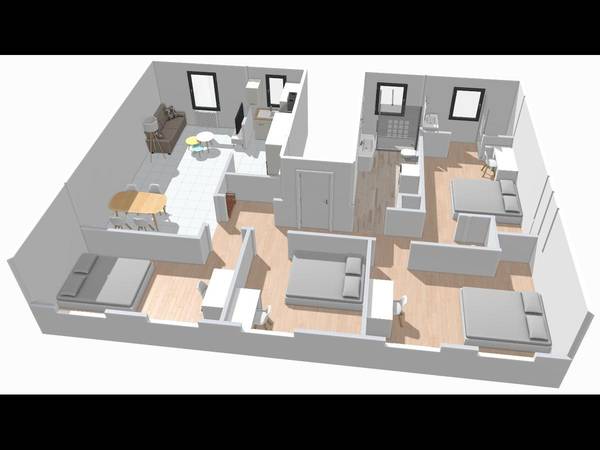 Colocation / Appartement 5 pièces de 88 m², Mulhouse / Photo 8