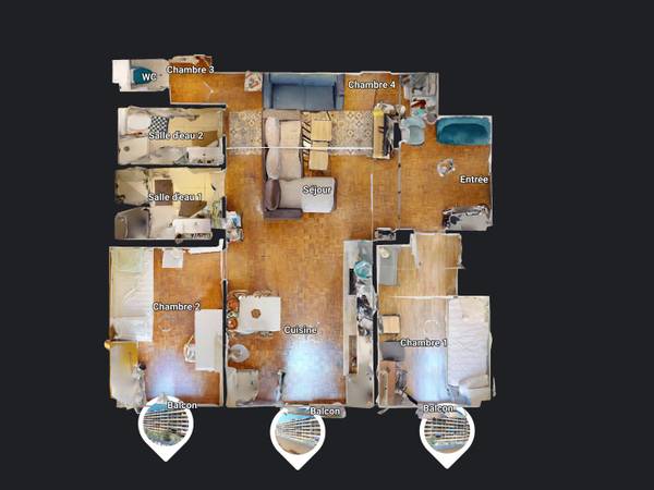 Colocation / Appartement 5 pièces de 80 m², Marseille, Boulevard de Paris / Photo 20