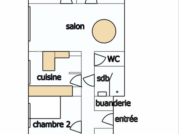 Colocation / Appartement 5 pièces de 85 m², Toulouse, Avenue Léon Blum / Photo 2