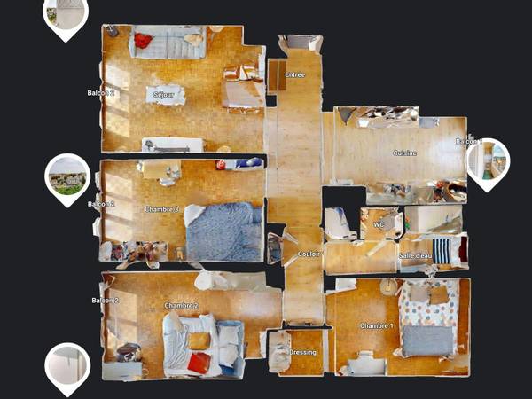 Colocation / Maison 4 pièces de 80 m², Clermont-Ferrand, Boulevard Côte-Blatin / Photo 12