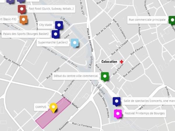 Colocation / Appartement 6 pièces de 87 m², Bourges, Rue d'Auron / Photo 17