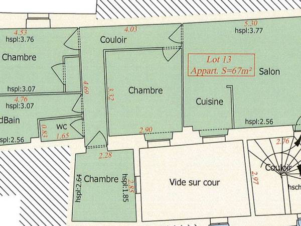 Colocation / Appartement 4 pièces de 67 m², Nîmes, Rue des Patins / Photo 7