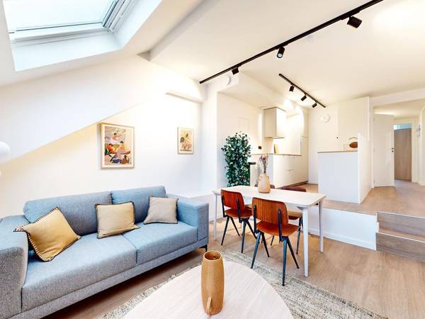 Location / Appartement 1 pièce de 58 m², Bruxelles, Quai-À-La Houille, 10, / Photo 2