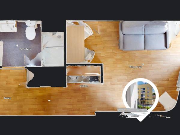 Location / Appartement 1 pièce de 20 m², Dijon, Avenue du Drapeau / Photo 11