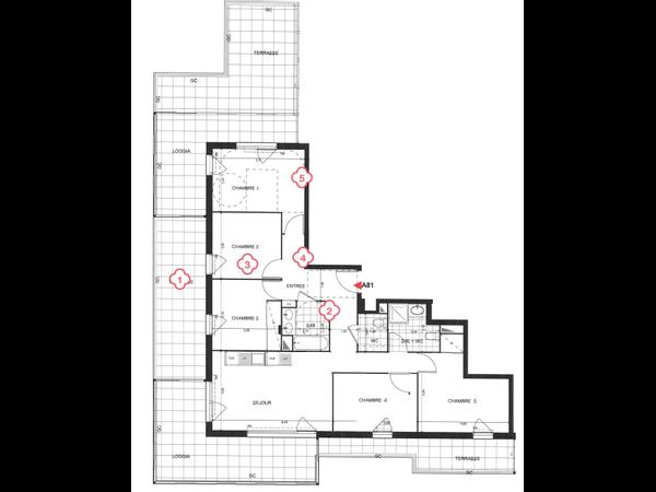 Colocation / Appartement 6 pièces de 95 m², Asnières-sur-Seine, Rue Ladji Doucoure / Photo 8