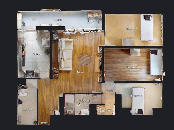 Colocation / Appartement 4 pièces de 75 m², Saint-Pierre-des-Corps, Allée du Grand Mail / Photo 21